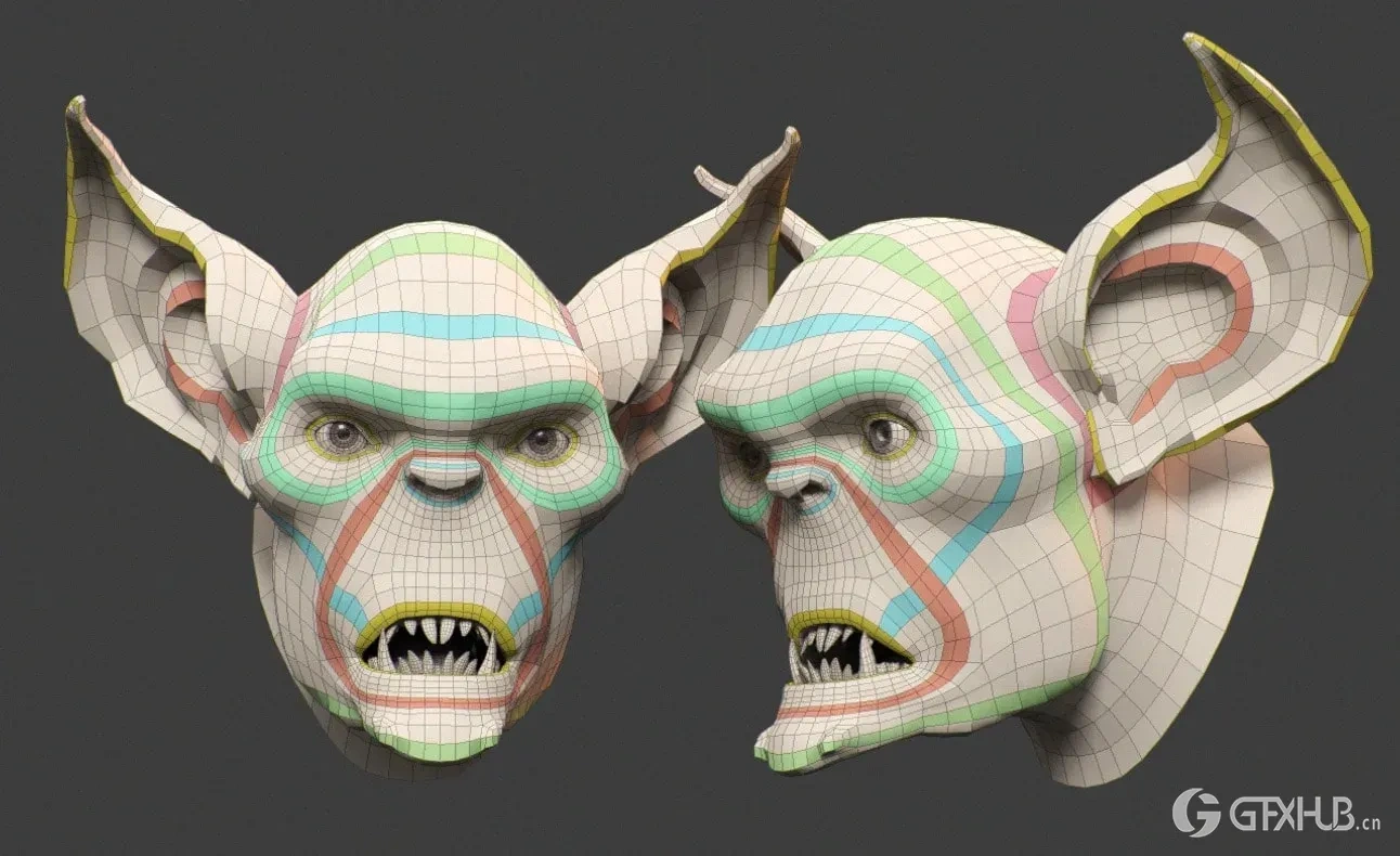 【中文字幕】Maya + ZBrush 重新拓扑完整人物角色教程