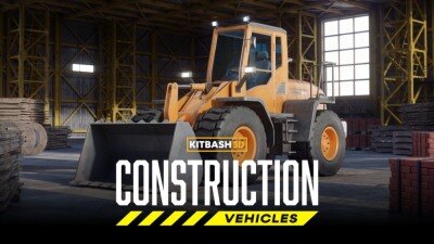 工程车辆3D模型 KitBash3D – Construction Vehicles