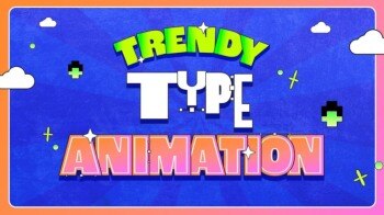 【中文字幕】AE 时尚动感文字排版动画教程 Trendy Kinetic Type Animation In After Effects