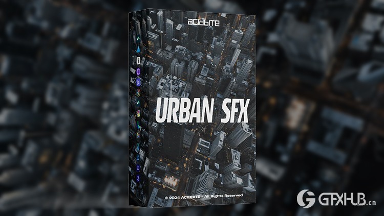 140个城市街头音效紧张悬疑气氛电影背景环境转场 Acidbite – Urban SFX