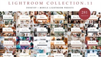 BUNDLE 11 – 281 x Lightroom Presets for Desktop – 24 Packs