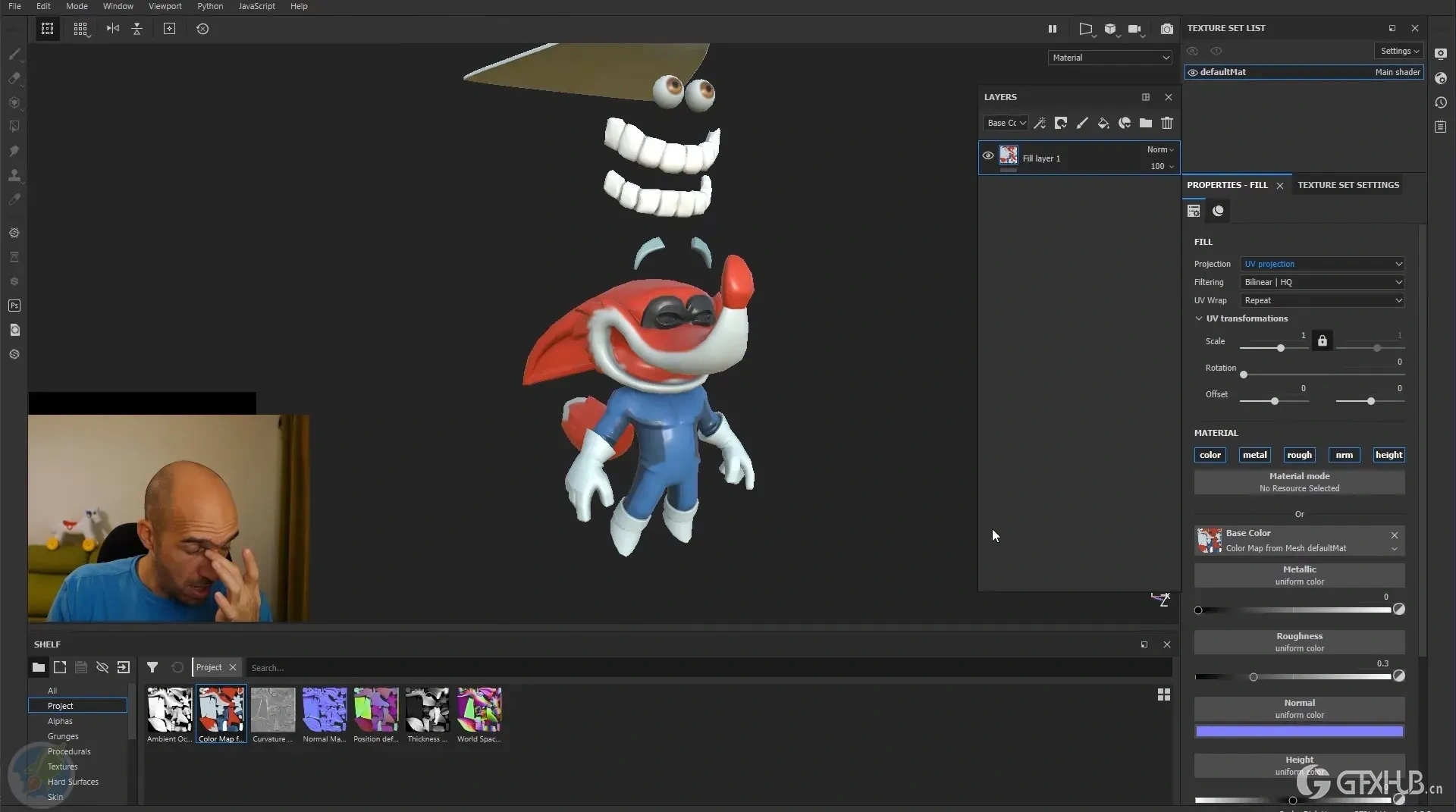 【中文字幕】Zbrush-Blender-Substance Painter 适合绝对初学者的完整 3D 游戏角色教程