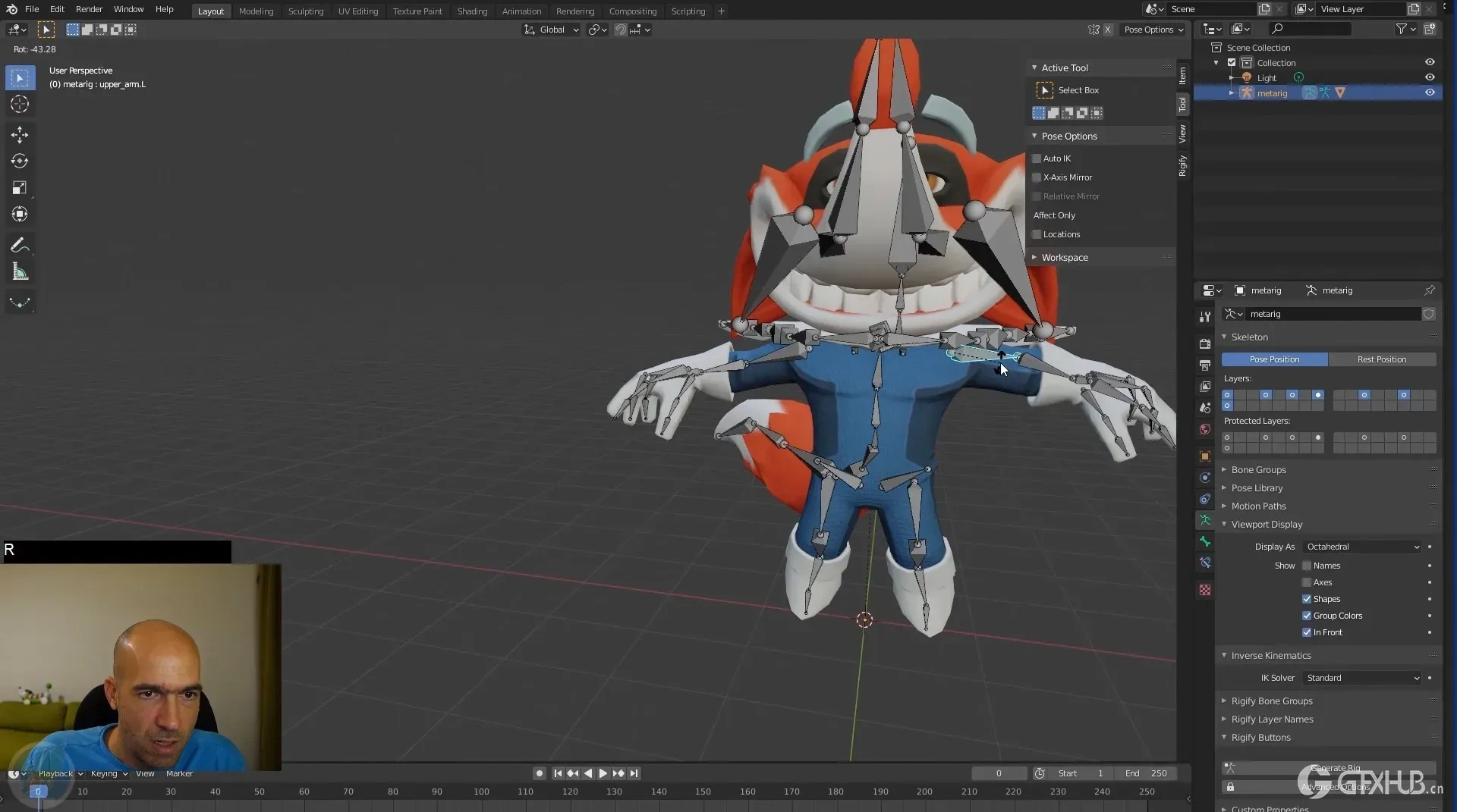 【中文字幕】Zbrush-Blender-Substance Painter 适合绝对初学者的完整 3D 游戏角色教程
