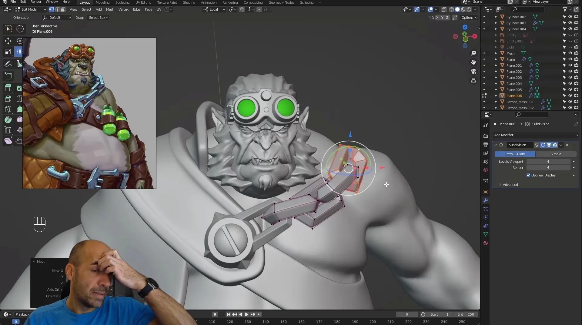 【中文字幕】Blender 创建商业 3D 游戏角色完整教程 Create a Commercial 3D Game Character in Blender