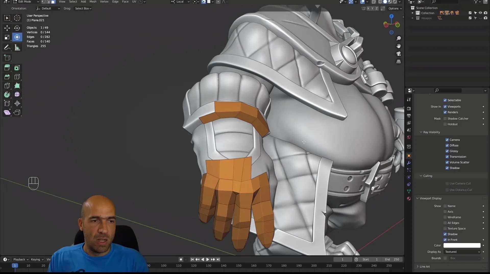 【中文字幕】Blender 创建商业 3D 游戏角色完整教程 Create a Commercial 3D Game Character in Blender