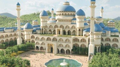 中世纪奇幻建筑 3D 模型 Fantasy Buildings Pack