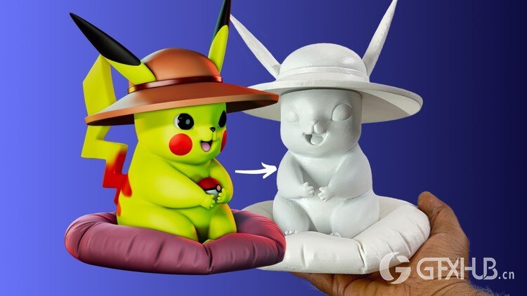 ZBrush 掌握从模型到 3D 打印角色雕刻教程