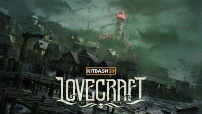Blender 惊悚阴森恐怖小镇楼房木屋3D模型资产 KitBash3D – Lovecraft