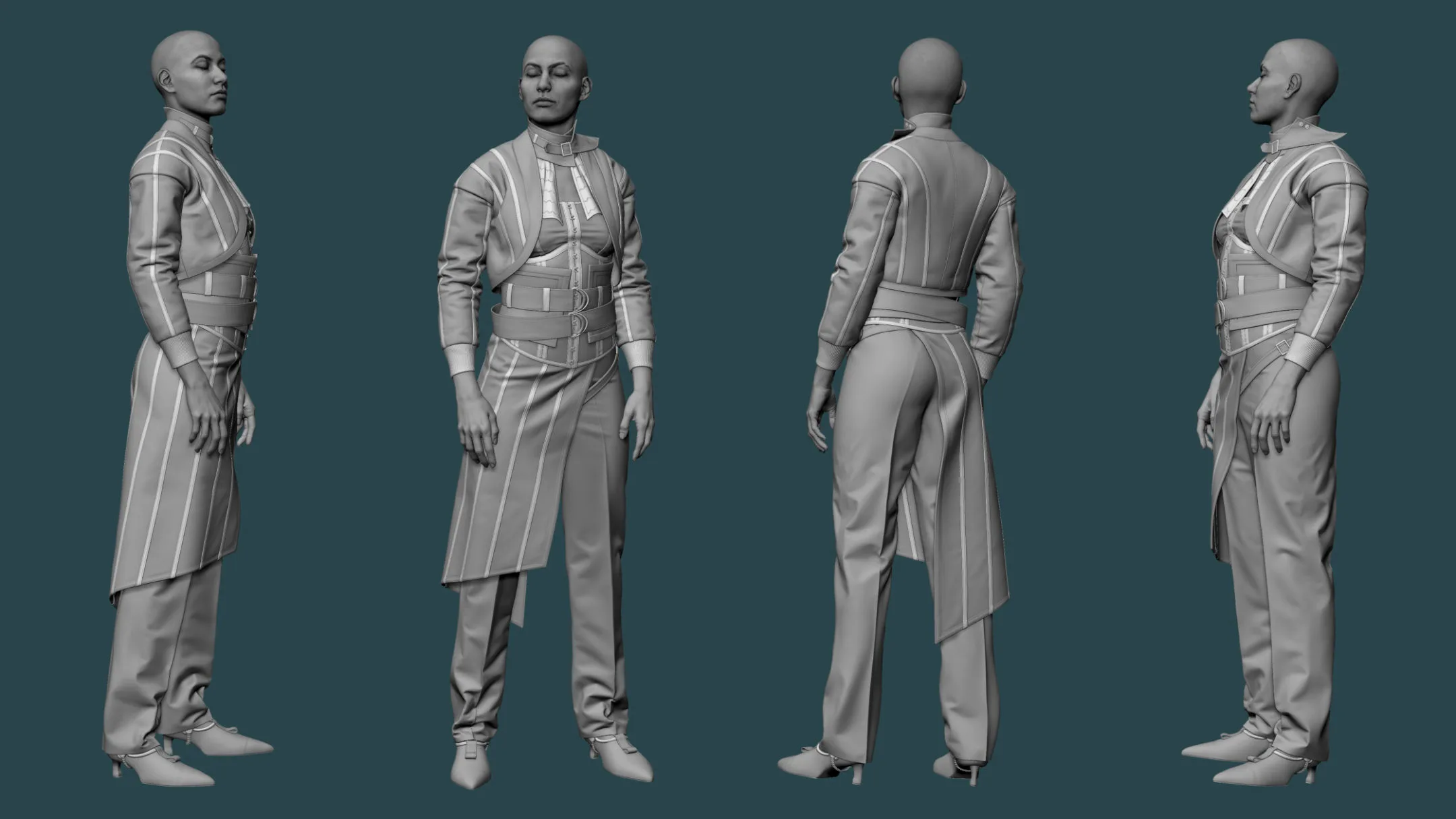 【中文字幕】MD+ZBrush 创建高质量数字服装全流程教程