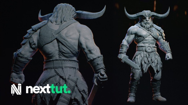 【中文字幕】Zbrush 生物解剖结构雕刻教程 Zbrush Advance Creature Sculpting for Production