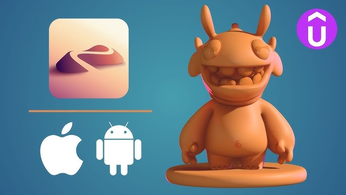 Nomad Sculpt 初学者 3D 雕刻和建模教程 3D Sculpting for Beginners with Nomad Sculpt