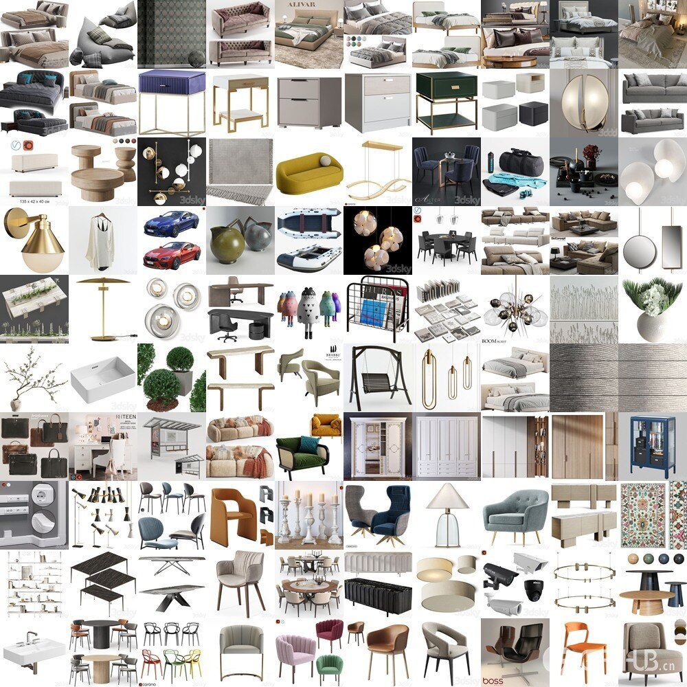 3DSky Pro 3D模型合辑2025年5月第2季 | 400套 | 15.8GB