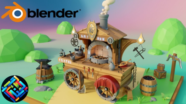 Blender 初学者完整入门：3D工作流程建模、纹理、动画和游戏优化提示