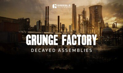 工业废墟工厂腐朽组件工业套件资产 Blend 模型