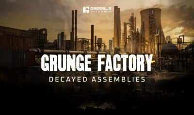 工业废墟工厂腐朽组件工业套件资产 Blend 模型