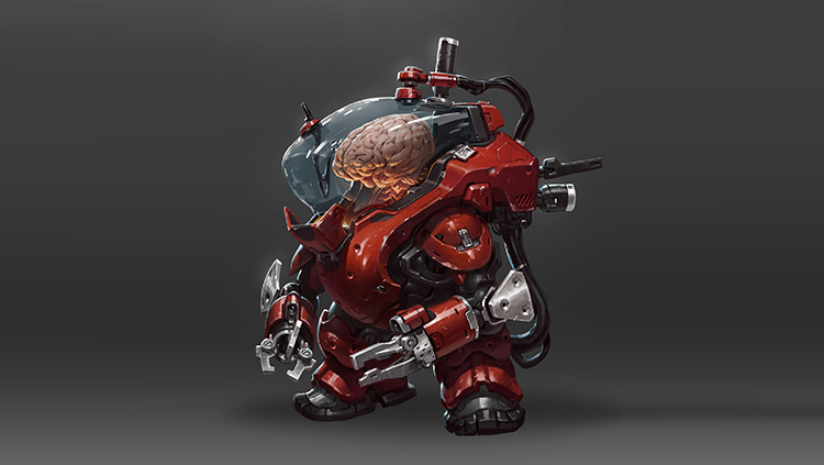 PS机械角色设计手绘教程 Character Design for Games with Kory Hubbell