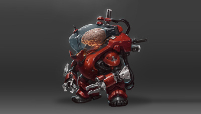 PS机械角色设计手绘教程 Character Design for Games with Kory Hubbell