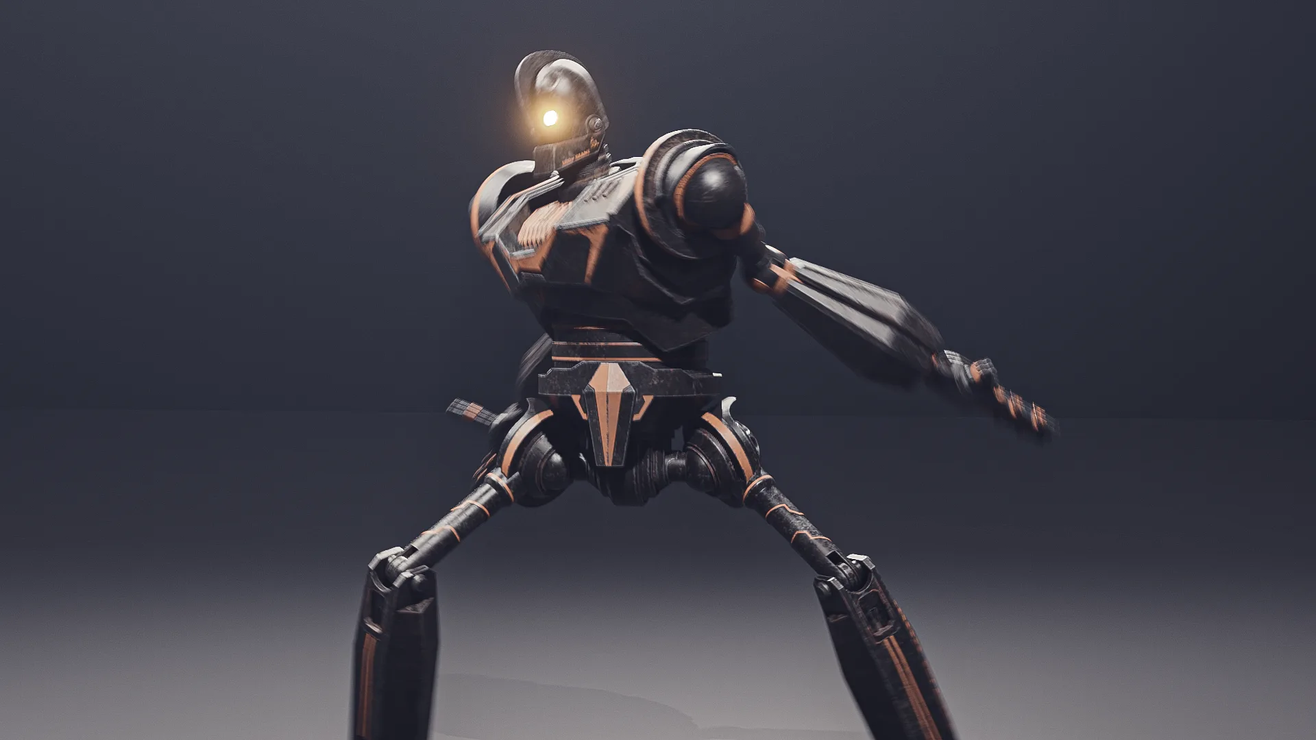 Blender 钢铁巨人建模、展开、绑定、纹理和渲染全流程教程
