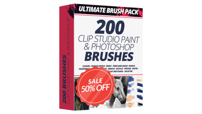 适用于CLIP STUDIO PAINT & PHOTOSHOP的终极画笔包
