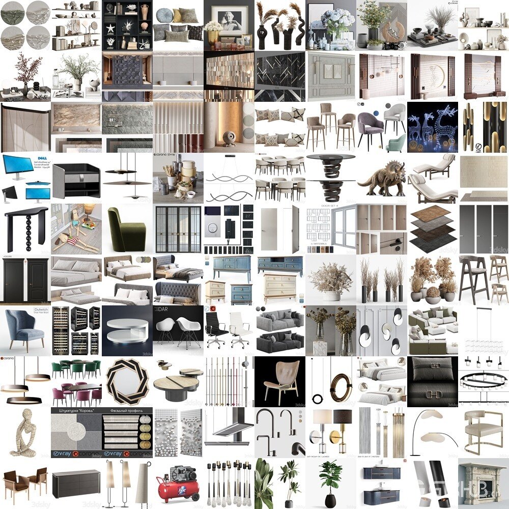 3DSky Pro 3D模型合辑2025年5月第3季 | 400套 | 20.7GB