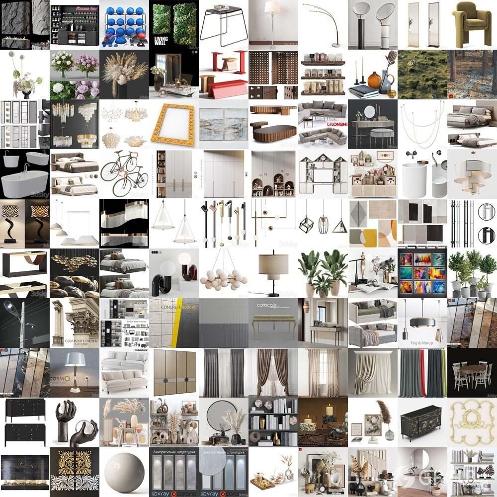 3DSky Pro 3D模型合辑2025年5月第3季 | 400套 | 20.7GB