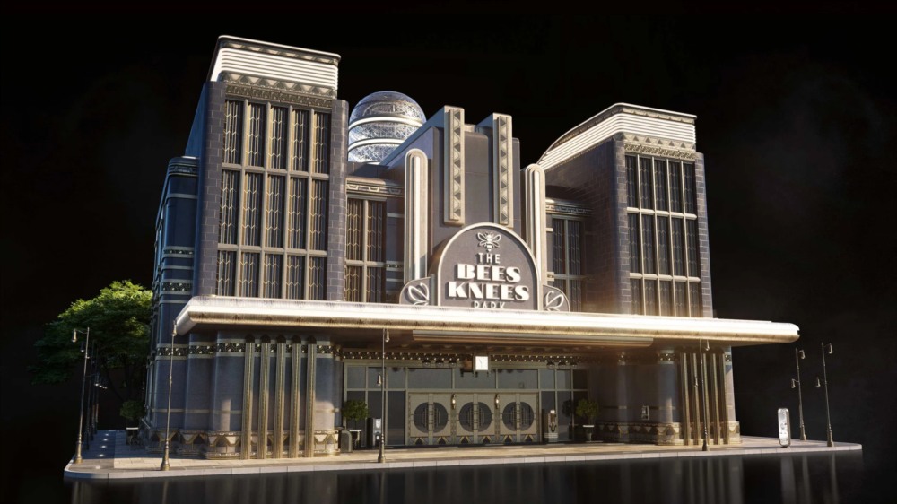 Blender 黑色未来主义高层建筑3D模型 KitBash3D - Noir Futurism