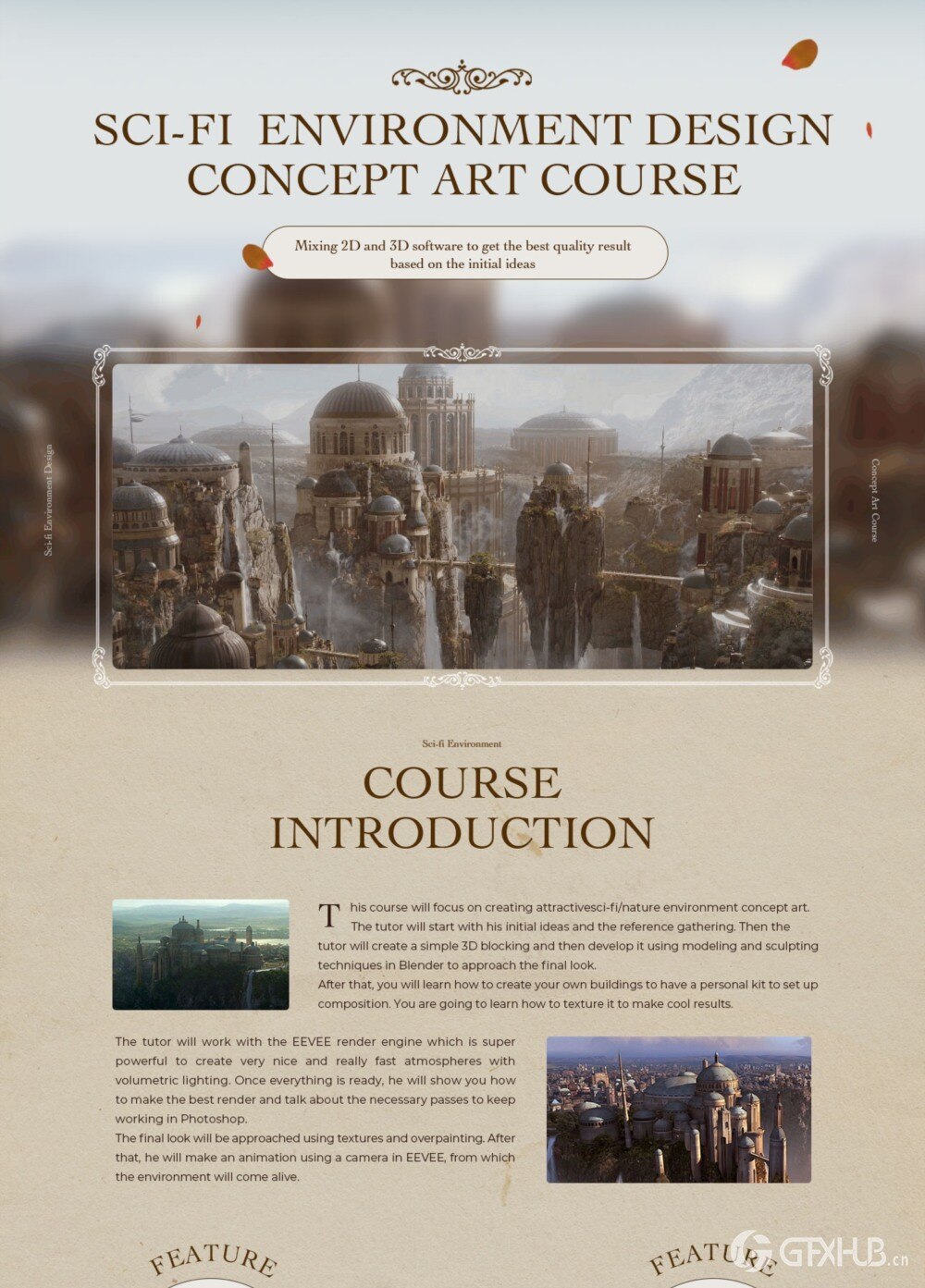 Blender 科幻环境设计概念艺术课程 Sci-Fi Environment Design Concept Art Course