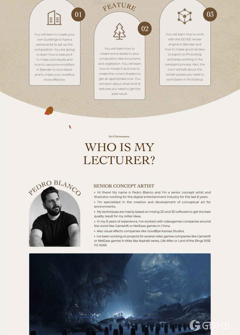 Blender 科幻环境设计概念艺术课程 Sci-Fi Environment Design Concept Art Course