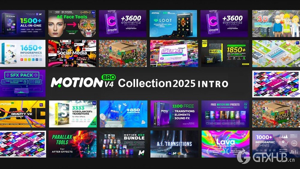 Motion Bro 4 Packs Collection 2025 Updates