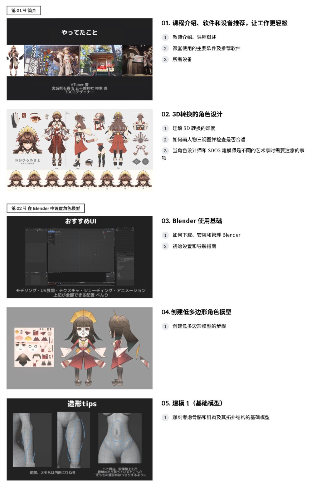 【中文字幕】使用 Blender 和 UE5 创建 3D 角色和世界观环境