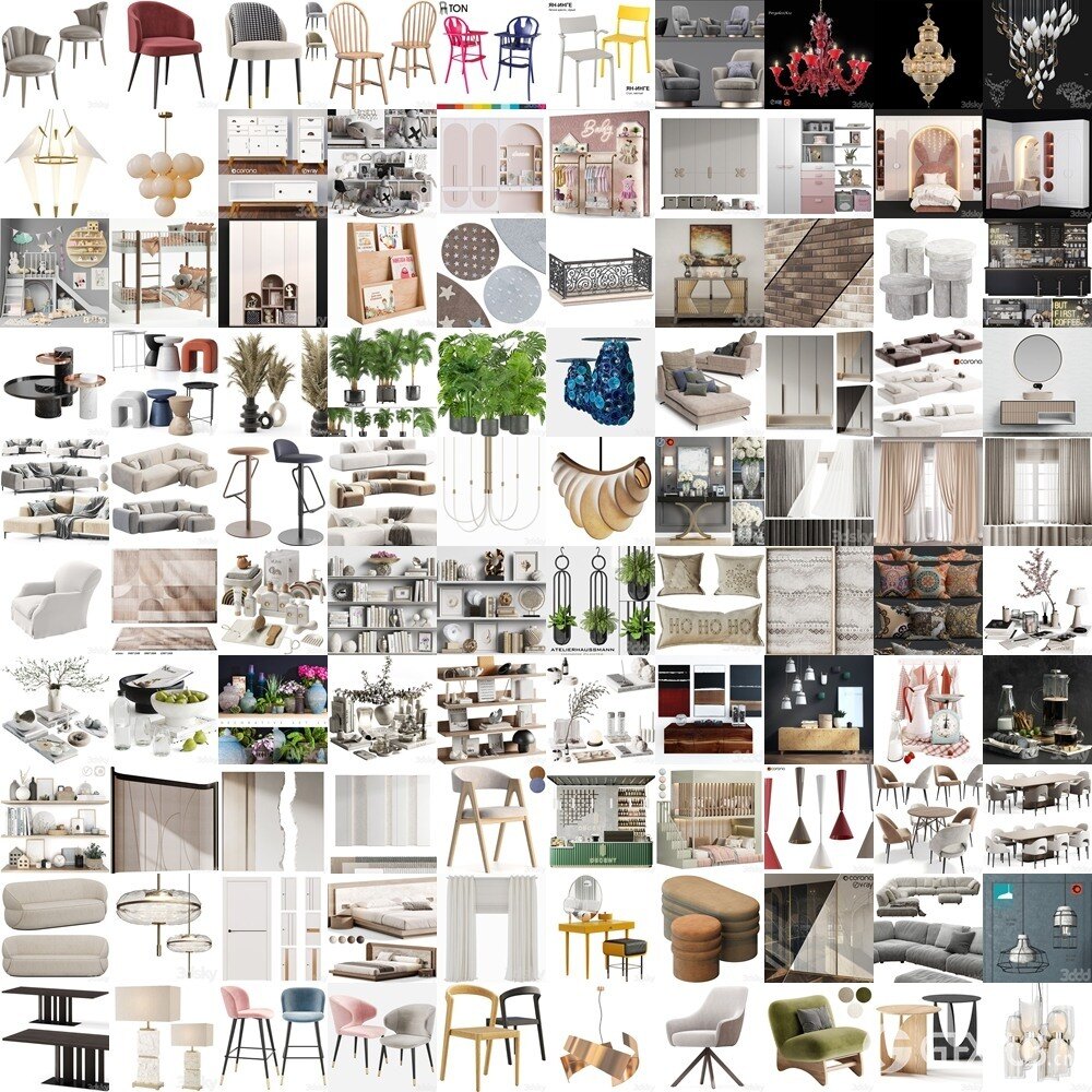 3DSky Pro 3D模型合辑2025年6月第1季 | 400套 | 22.3GB