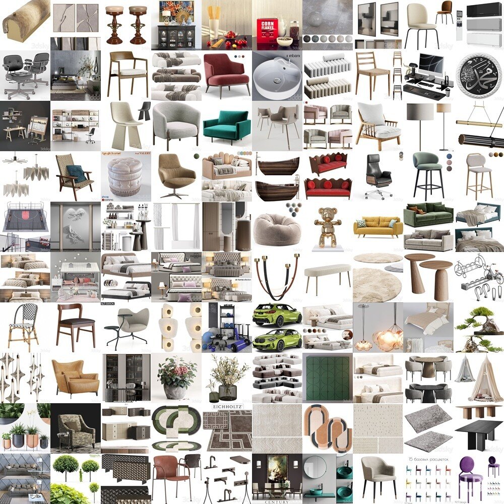 3DSky Pro 3D模型合辑2025年6月第1季 | 400套 | 22.3GB