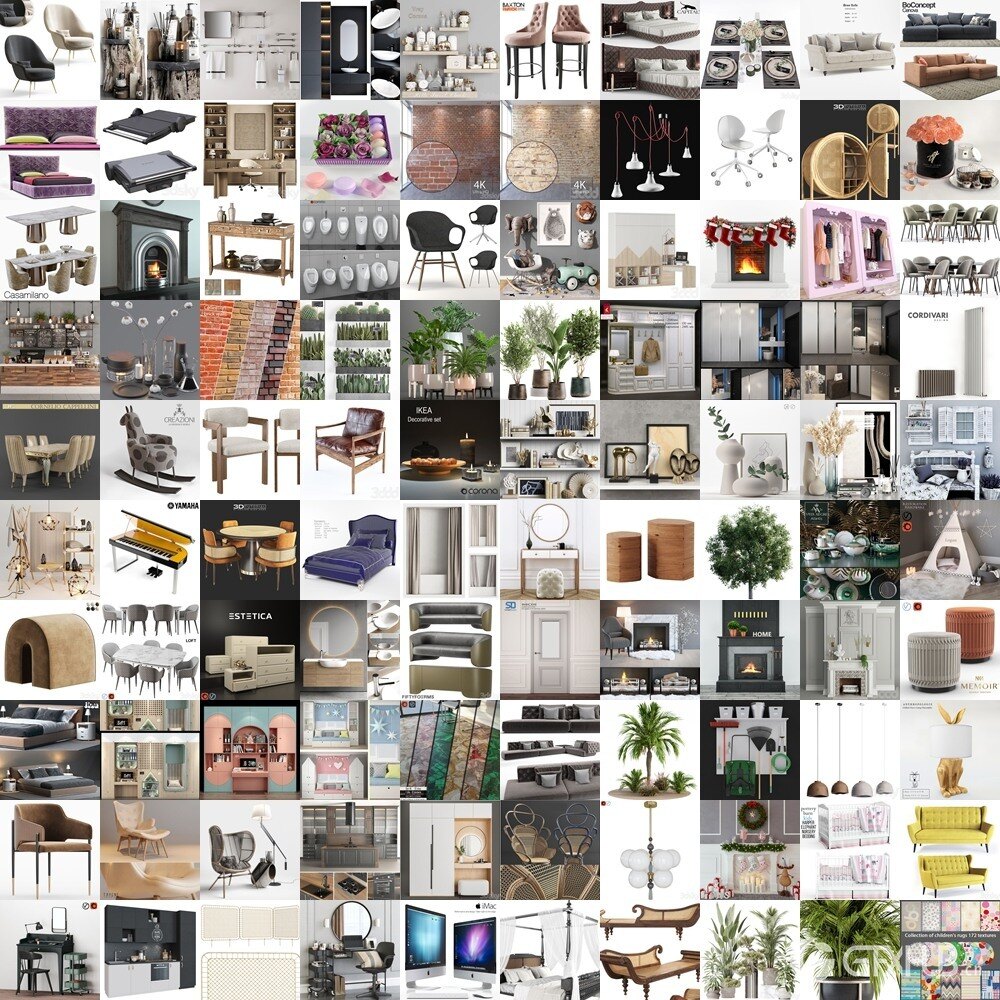 3DSky Pro 3D模型合辑2025年6月第1季 | 400套 | 22.3GB