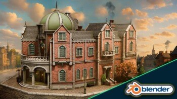 Blender 建筑从概念到最终渲染大师班 Blender Building Masterclass from Concept to Final Render