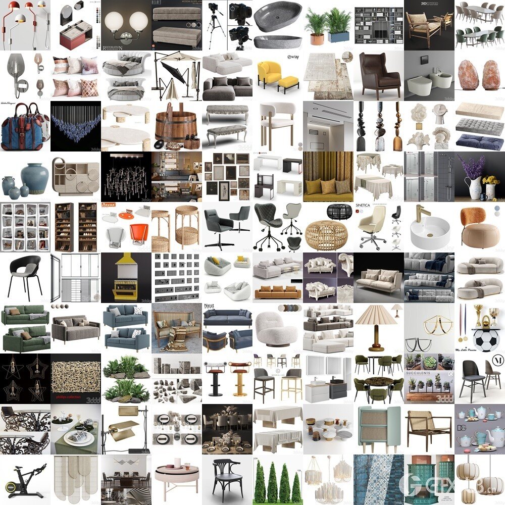 3DSky Pro 3D模型合辑2025年6月第2季 | 410套 | 20.5GB