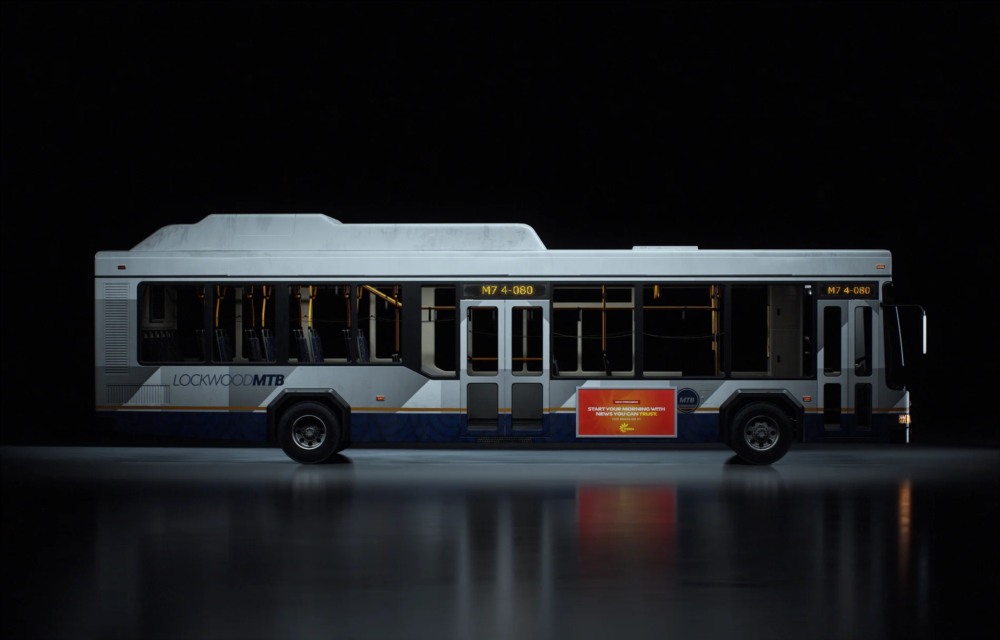 城市公交 3D 模型 KitBash3d – City Bus 3d Model