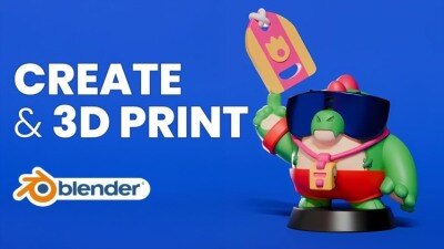 Blender 3D 打印角色基础入门全面教程 Create and 3D Print Your First Character in Blender