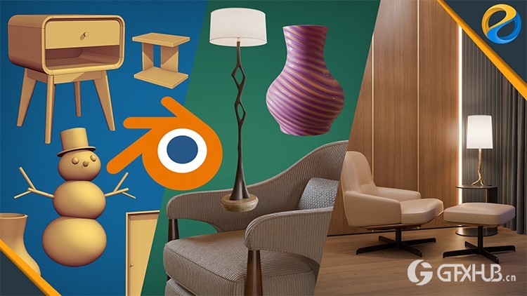Blender 4 三维建模、纹理和渲染教程 Blender 4 Essentials 3D Modeling, Texturing, and Rendering