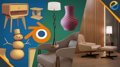 Blender 4 三维建模、纹理和渲染教程 Blender 4 Essentials 3D Modeling, Texturing, and Rendering