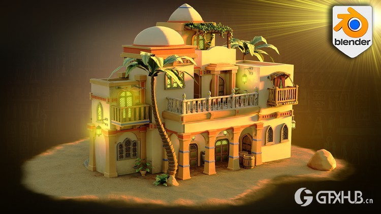 Blender 4 终极指南真实3D环境和建筑物的完整课程 The Blender 4 Ultimate Guide