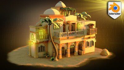 Blender 4 终极指南真实3D环境和建筑物的完整课程 The Blender 4 Ultimate Guide