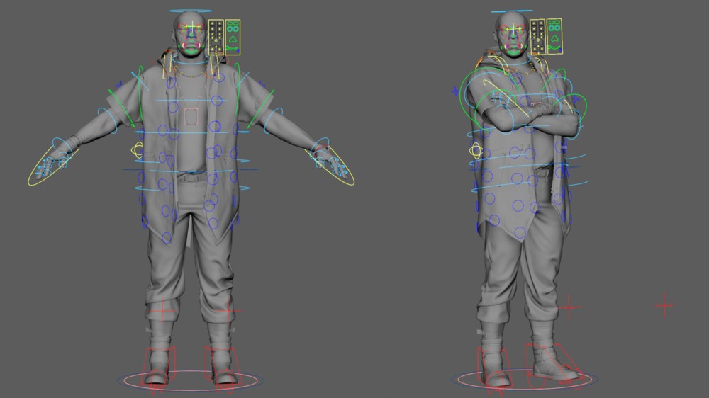 侦探 Eli 超写实、完全绑定的 3D 男性角色模型 Artstation - Detective Eli