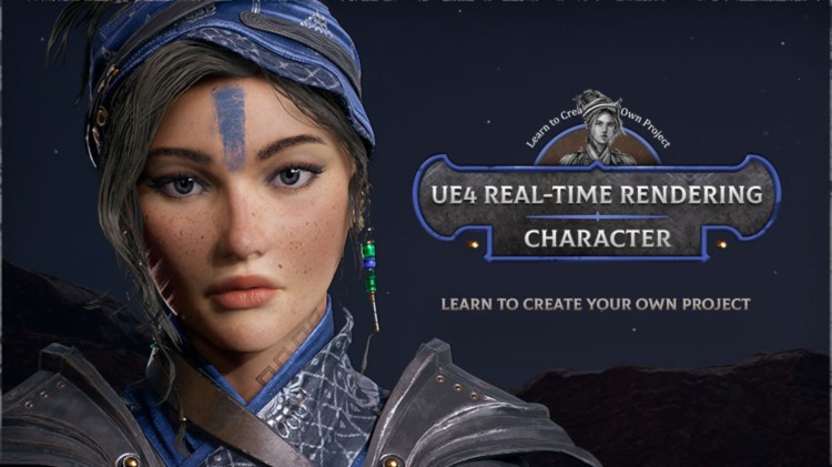 【中文字幕】UE4 实时渲染角色 UE4 Real-time Rendering Character