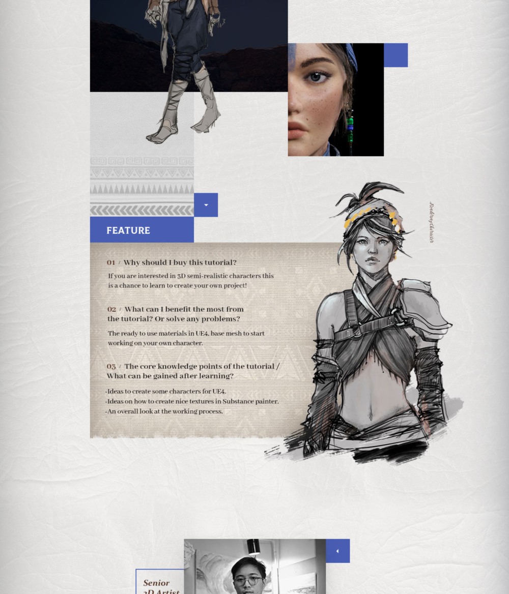 【中文字幕】UE4 实时渲染角色 UE4 Real-time Rendering Character