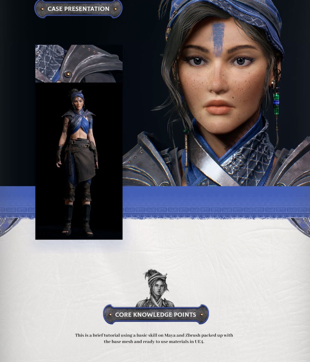 【中文字幕】UE4 实时渲染角色 UE4 Real-time Rendering Character