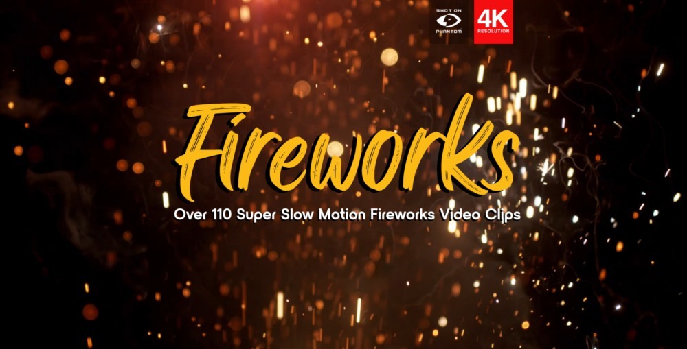 115个烟花火星粒子飞溅特效合成动画4K视频素材 BusyBoxx - V41 Fireworks