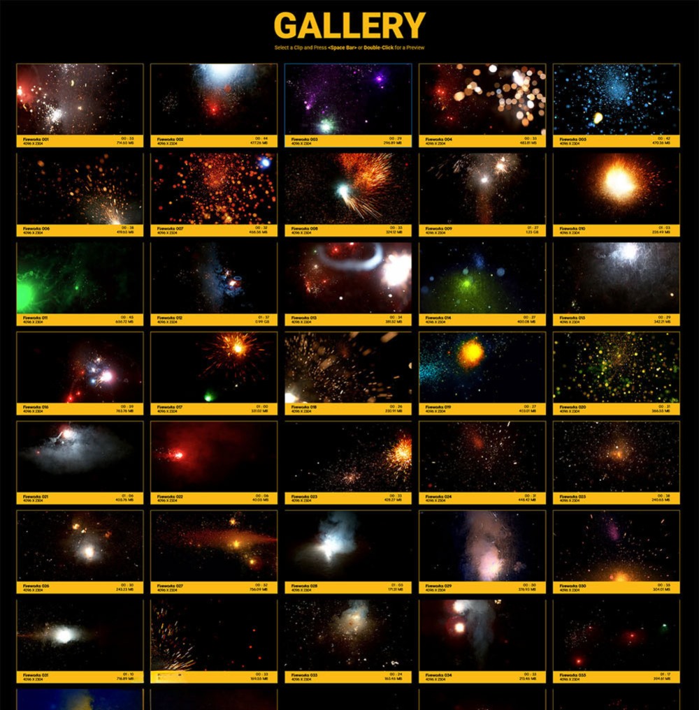 115个烟花火星粒子飞溅特效合成动画4K视频素材 BusyBoxx - V41 Fireworks