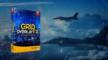 106个科技感线条网格特效叠加动画4K视频素材 BusyBoxx – V63 Grid Overlay FX