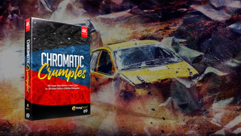 100个创意动态定格彩色纸张褶皱叠加动画 BusyBoxx – V69 Chromatic Crumples