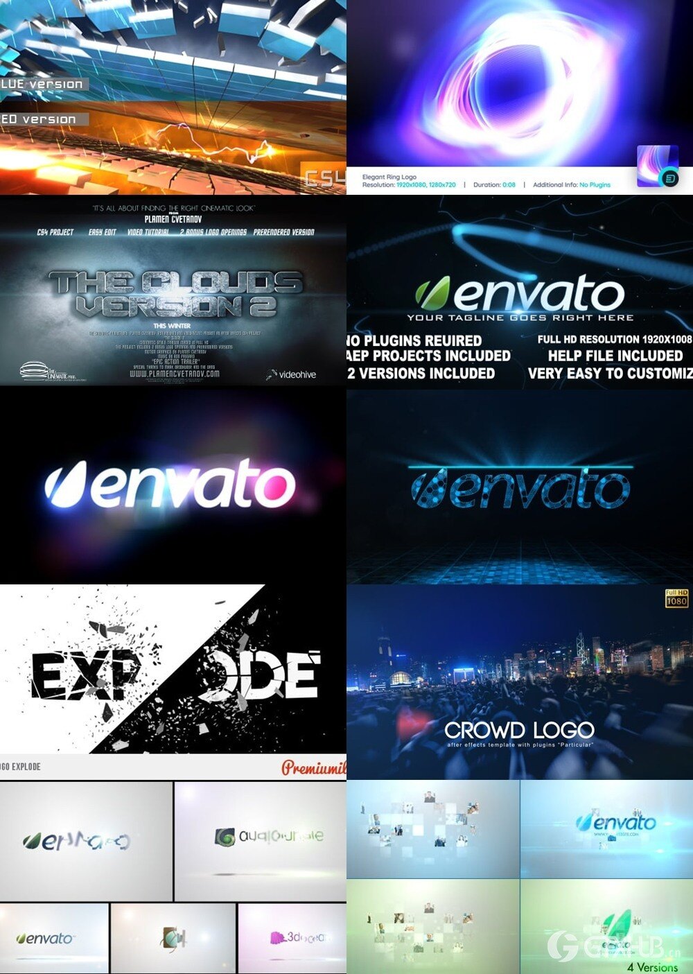 114组 Logo 标志片头动画合集 Videohive - Logo Reveal v.1